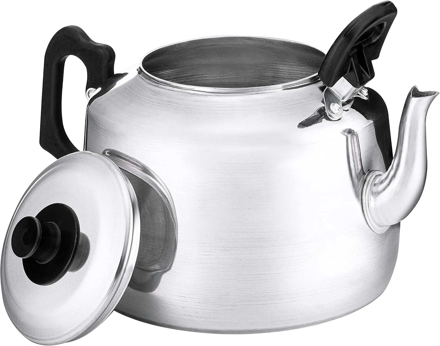 Aluminium Teapot 6 Pints/3.4 Litres , Silver